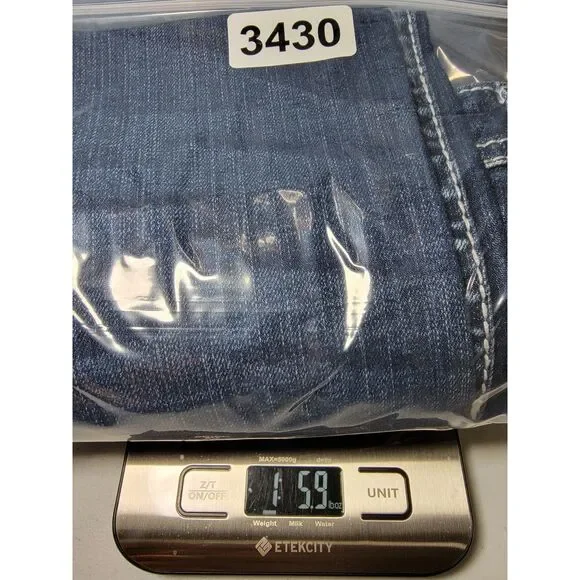 Silver Aiko Baby Boot Distressed Jeans - 27 x 33 - Picture 8 of 8